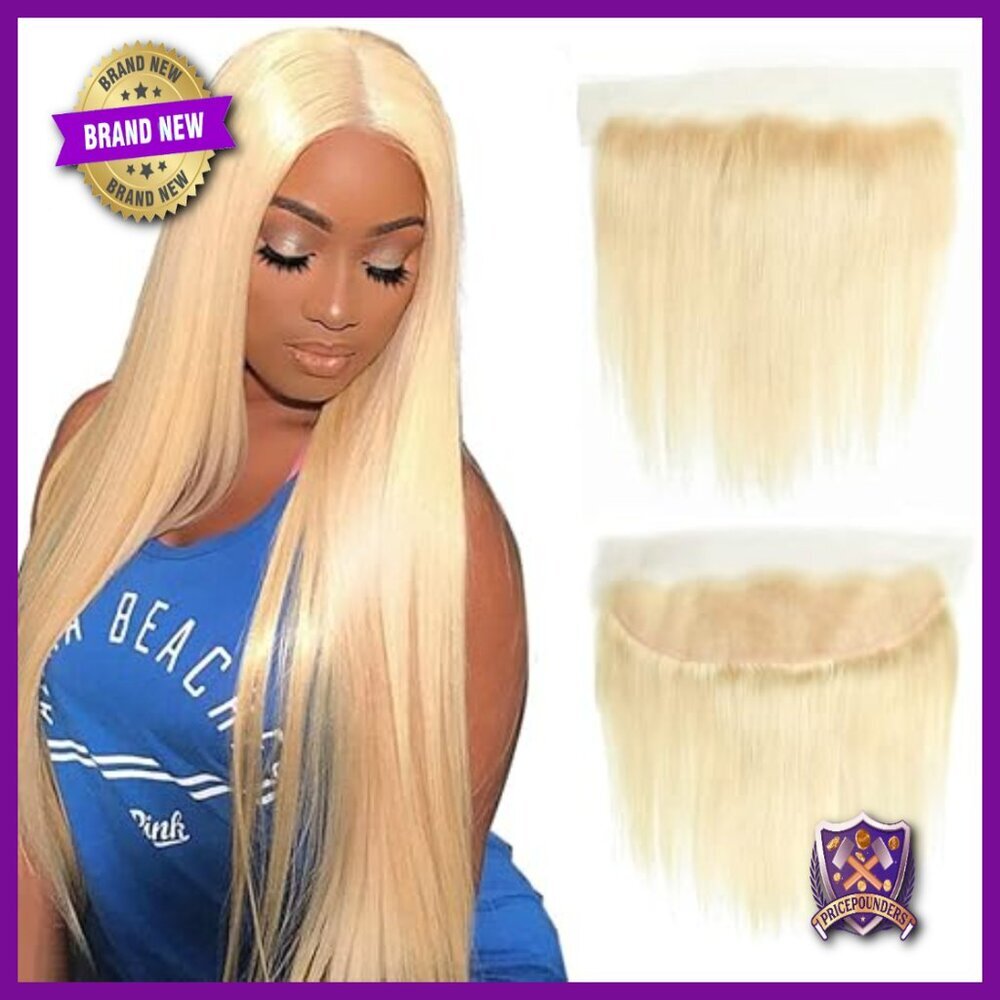 13x4 HD Lace Frontal Human Hair Extension 12 Inch Straight Pre Plucked